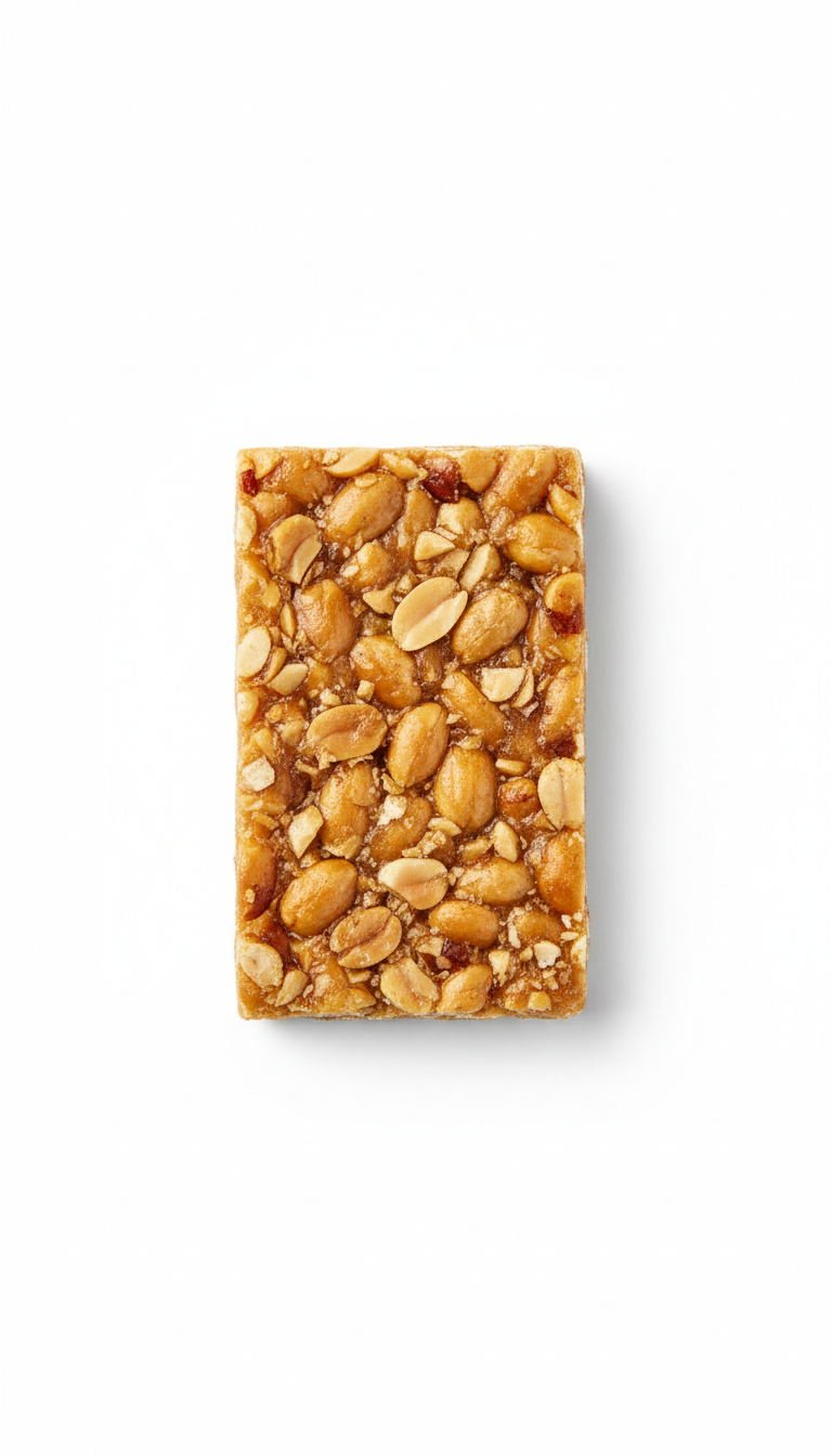 Peanut Chikki With Jaggery Crunch