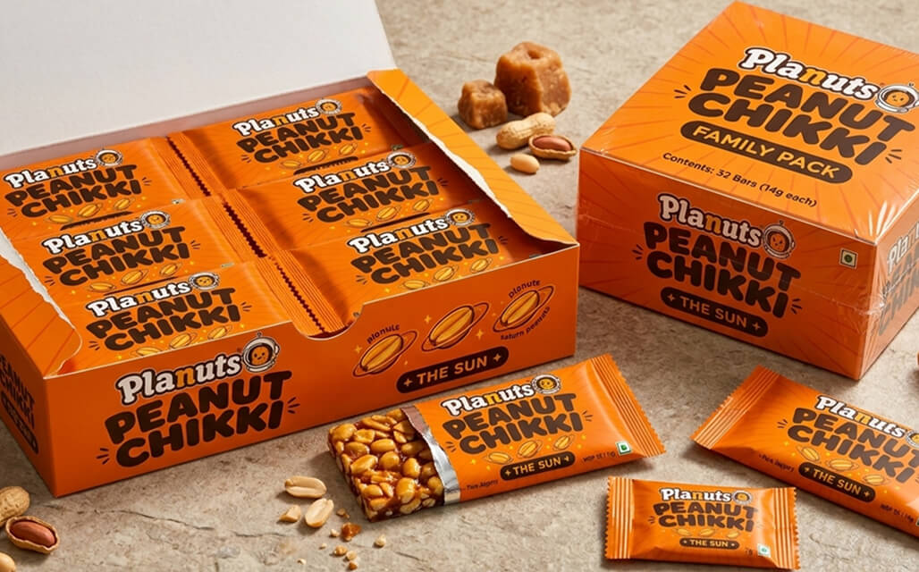Planuts peanut chikki product range